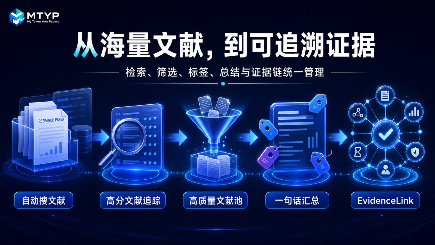 从海量文献到可追溯证据