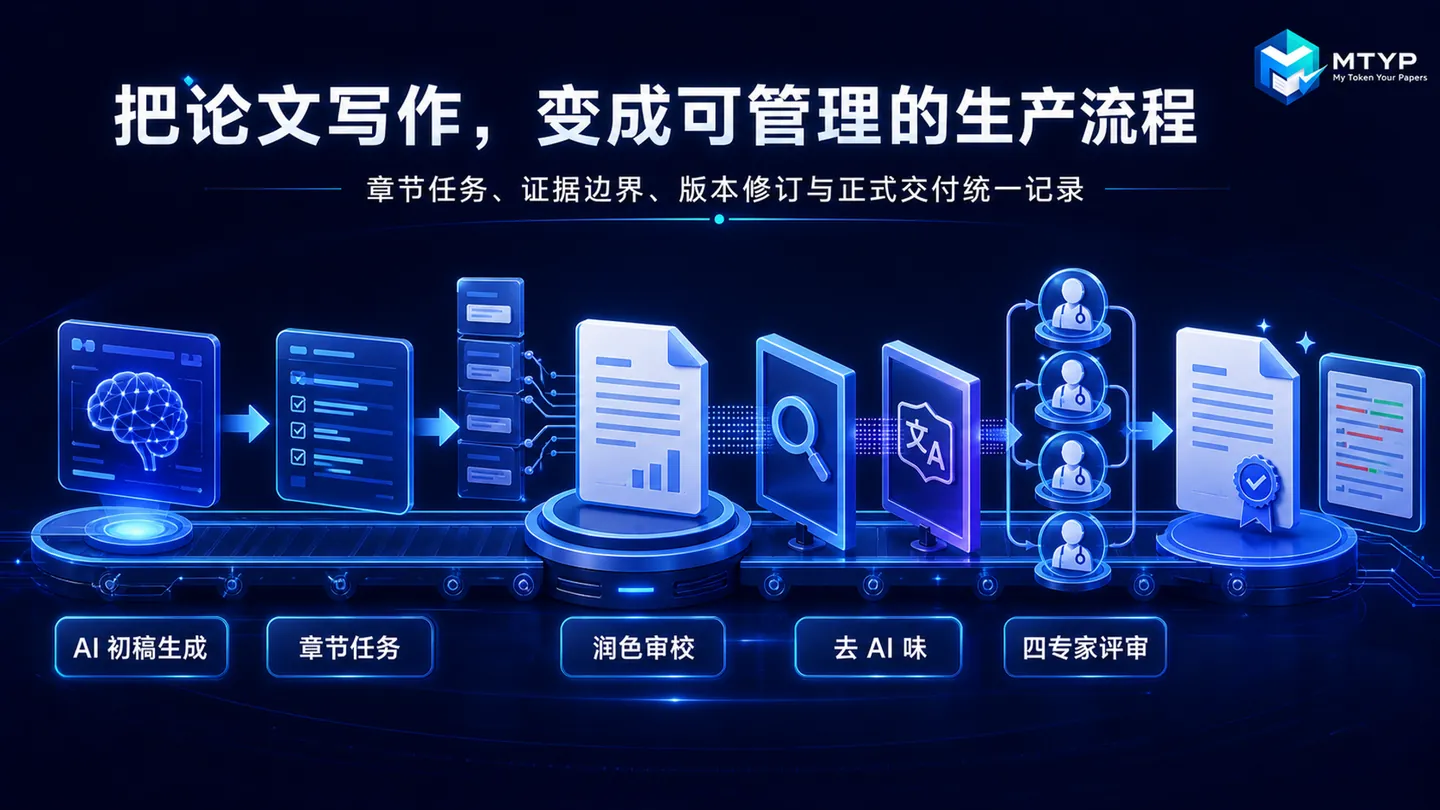 把论文写作变成可管理的生产流程